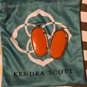 Kendra Scott Orange Danielle Earrings